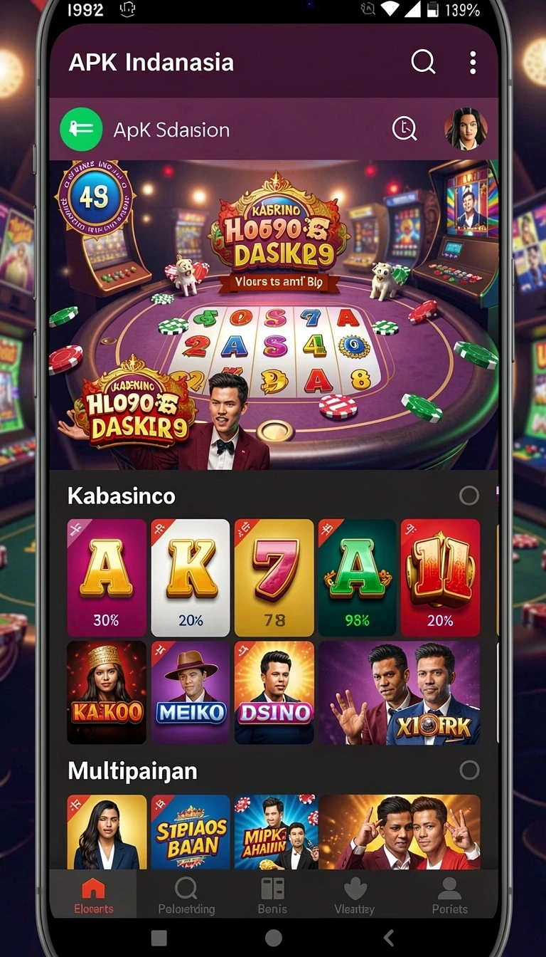 Tampilan utama aplikasi Aplikasi ajo89 Resmi: Download dan Instalasi yang intuitif dan efisien.