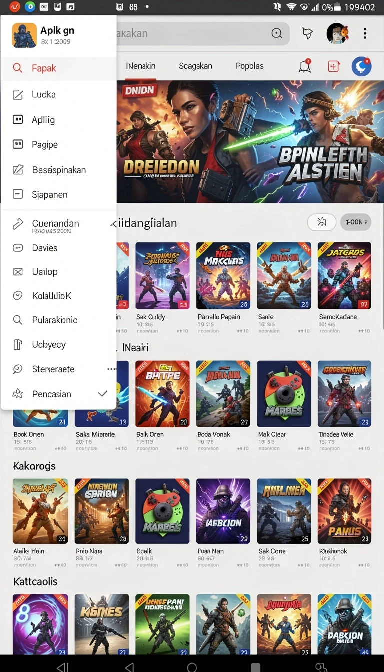 Tampilan utama aplikasi Aplikasi c789 Resmi dan Terpercaya di Android yang intuitif dan efisien.