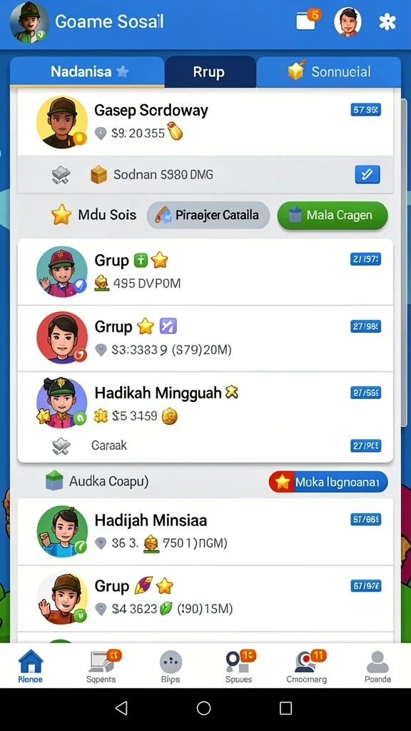 Tampilan utama aplikasi Aplikasi mutastoto Resmi dan Terpercaya di Android yang intuitif dan efisien.