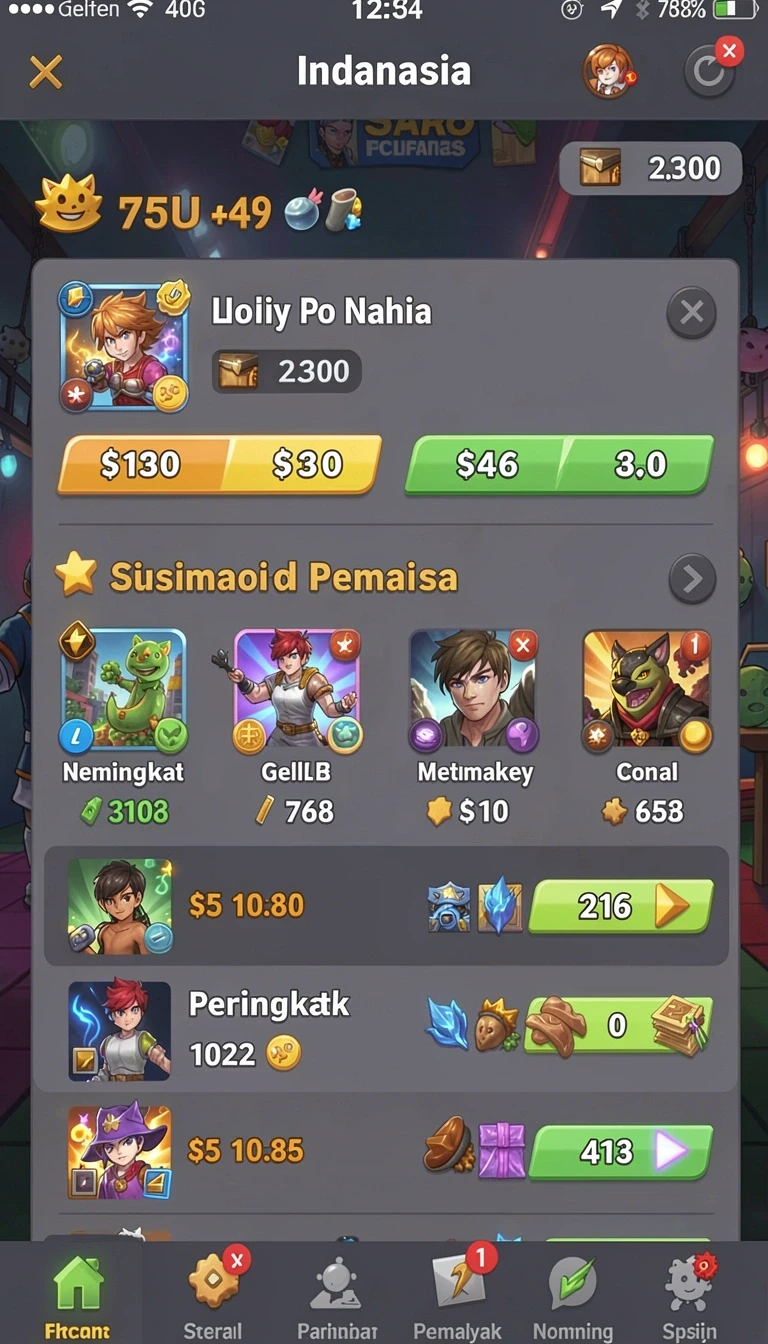 Tampilan utama aplikasi Aplikasi jnt777 Resmi dan Terpercaya di Android yang intuitif dan efisien.