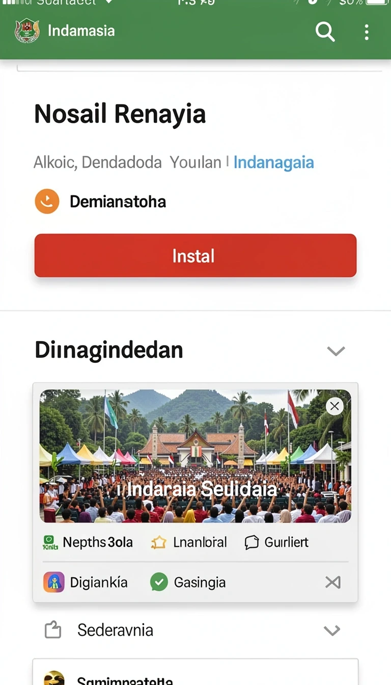 Tampilan utama aplikasi Aplikasi rvip1 Resmi dan Terpercaya di Android yang intuitif dan efisien.